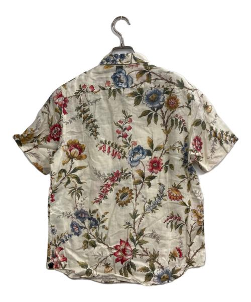 Paul Smith COLLECTION（ポールスミス コレクション）Paul Smith COLLECTION (ポールスミス コレクション) 花柄リネンシャツ ベージュ サイズ:Sの古着・服飾アイテム