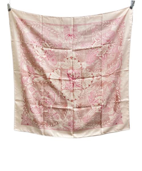 HERMES（エルメス）HERMES (エルメス) スカーフ ピンクの古着・服飾アイテム