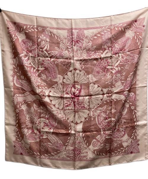 HERMES（エルメス）HERMES (エルメス) スカーフ ピンクの古着・服飾アイテム