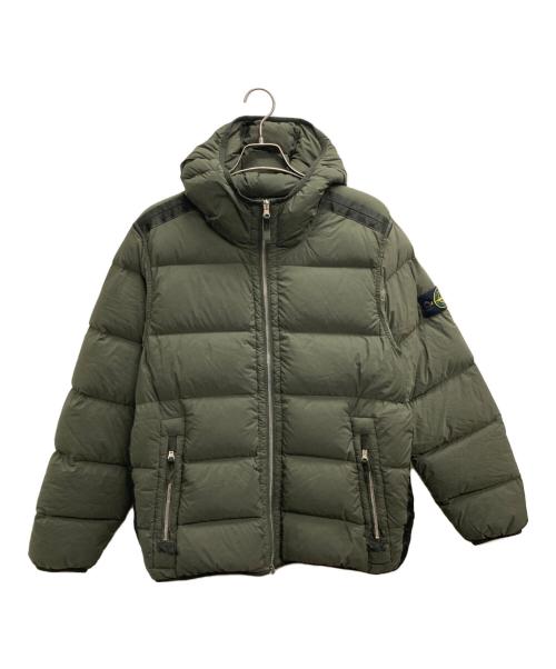 STONE ISLAND（ストーンアイランド）STONE ISLAND (ストーンアイランド) SEAMLESS TUNNEL NYLON DOWN-TC（シームレス　トンネル　ナイロン　ダウン） オリーブ サイズ:Mの古着・服飾アイテム
