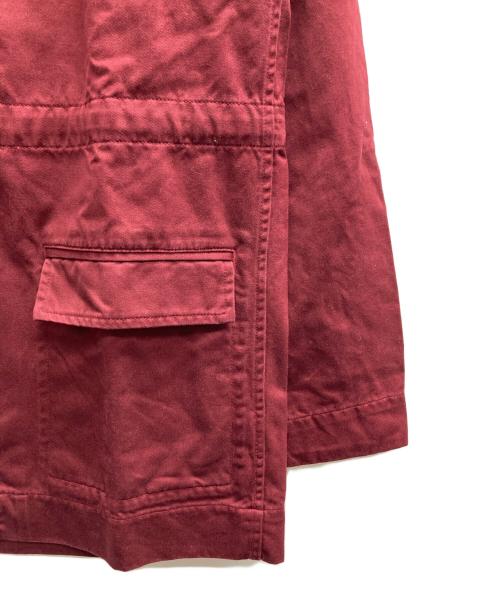 stussy（ステューシー）stussy (ステューシー) ワールドツアーフーデットカバーオール ボルドー サイズ:Mの古着・服飾アイテム