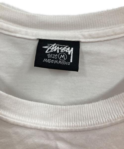 stussy（ステューシー）stussy (ステューシー) フラワーTシャツ ホワイト サイズ:Mの古着・服飾アイテム
