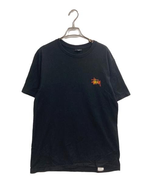 stussy（ステューシー）stussy (ステューシー) FIREBALL TEE ブラック サイズ:Mの古着・服飾アイテム
