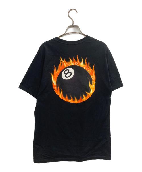 stussy（ステューシー）stussy (ステューシー) FIREBALL TEE ブラック サイズ:Mの古着・服飾アイテム