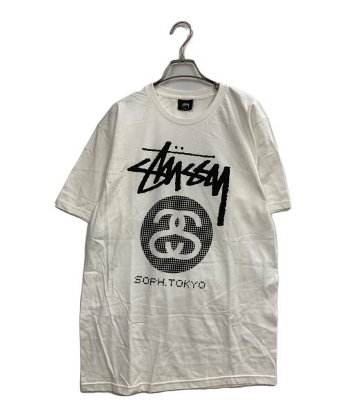 stussy（ステューシー）stussy (ステューシー) SOPHNET. (ソフネット) SOPH STOCK LINKTEE ホワイト サイズ:Mの古着・服飾アイテム