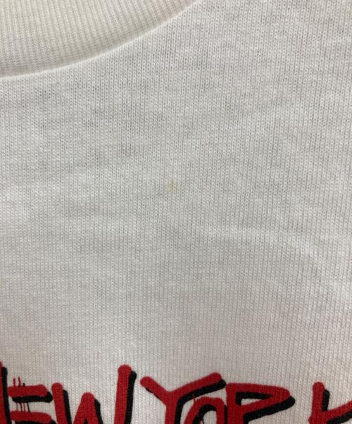 stussy（ステューシー）stussy (ステューシー) 90'S NYC crew TEE ホワイト サイズ:Mの古着・服飾アイテム