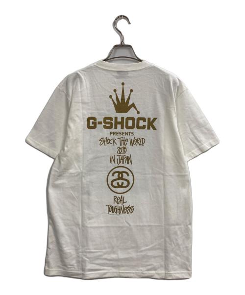 stussy（ステューシー）stussy (ステューシー) G-SHOCK (ジーショック) Real Toughnerr 2015 TEE ホワイト サイズ:Mの古着・服飾アイテム
