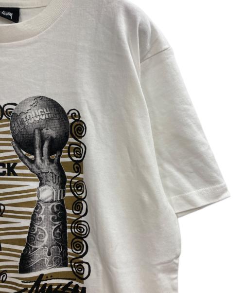stussy（ステューシー）stussy (ステューシー) G-SHOCK (ジーショック) Real Toughnerr 2015 TEE ホワイト サイズ:Mの古着・服飾アイテム