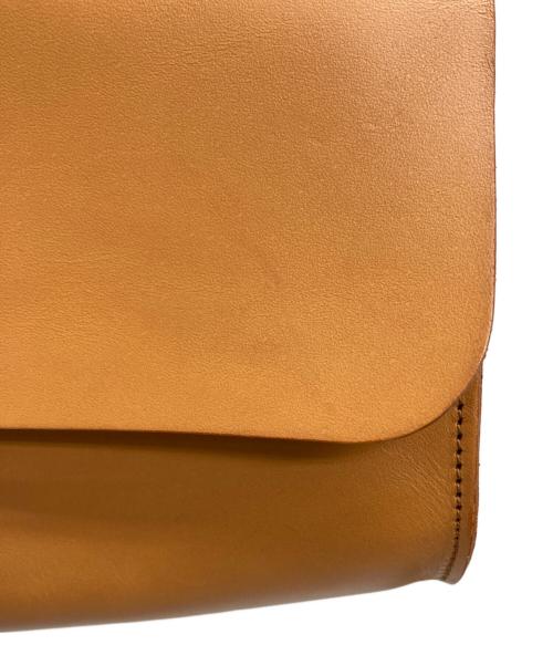 Mimi（ミミ）Mimi (ミミ) レザーショルダーバッグ ブラウンの古着・服飾アイテム