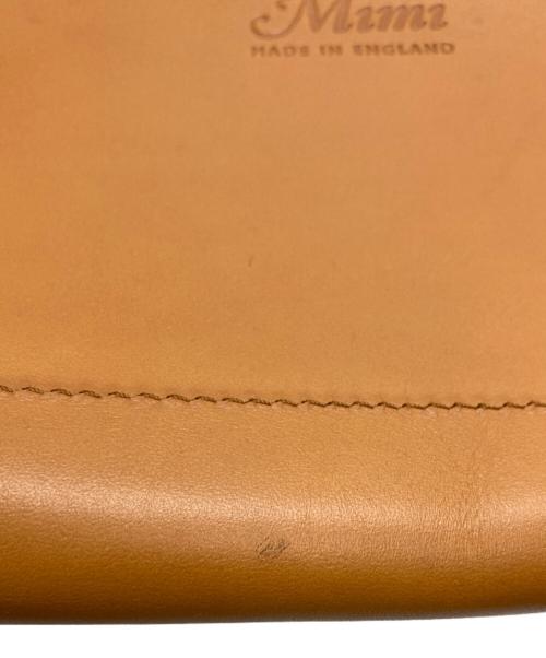 Mimi（ミミ）Mimi (ミミ) レザーショルダーバッグ ブラウンの古着・服飾アイテム