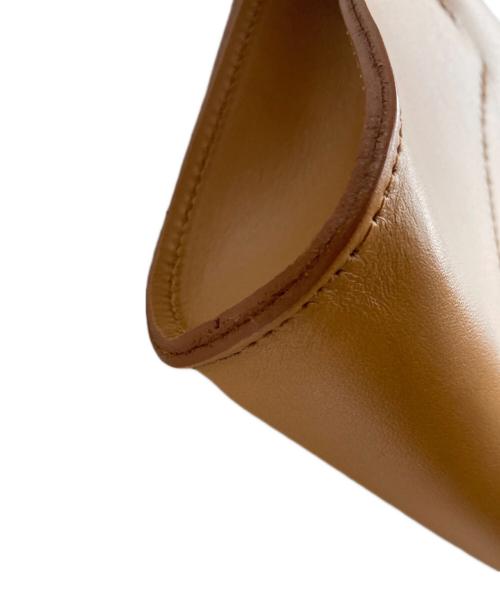 Mimi（ミミ）Mimi (ミミ) レザーショルダーバッグ ブラウンの古着・服飾アイテム