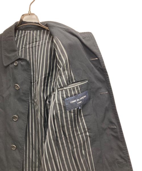 COMME des GARCONS HOMME（コムデギャルソン オム）COMME des GARCONS HOMME (コムデギャルソン オム) ステンコート ブラック サイズ:Sの古着・服飾アイテム
