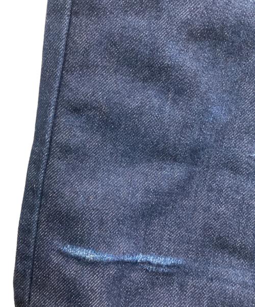 THE NORTH FACE（ザ ノース フェイス）THE NORTH FACE (ザ ノース フェイス) JUNYA WATANABE MAN (ジュンヤワタナベマン) バックロゴプリント デニムパンツ ネイビー サイズ:Lの古着・服飾アイテム