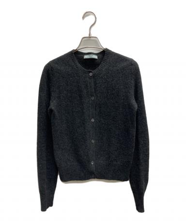 中古・古着通販】PRADA (プラダ) ニットカーディガン グレー サイズ:38