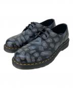 Dr.Martensドクターマーチン）の古着「Skull Leopard Print Oxfords/３ホールシューズ」｜ブラック