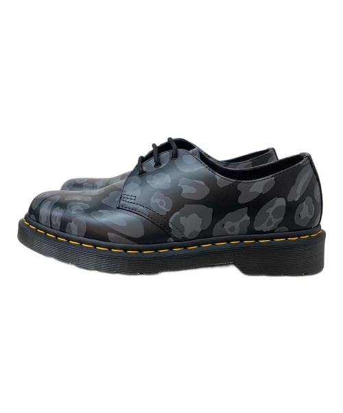 Dr.Martens（ドクターマーチン）Dr.Martens (ドクターマーチン) Skull Leopard Print Oxfords/３ホールシューズ ブラック サイズ:EU42 未使用品の古着・服飾アイテム