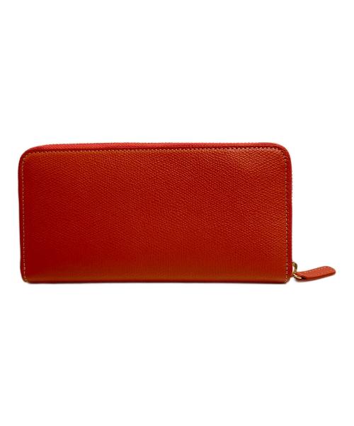 SOMES（ソメス）SOMES (ソメス) 長財布 オレンジの古着・服飾アイテム