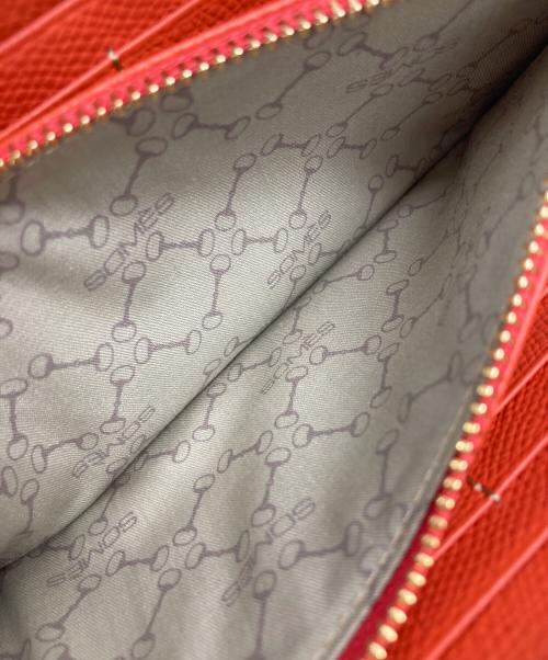 SOMES（ソメス）SOMES (ソメス) 長財布 オレンジの古着・服飾アイテム