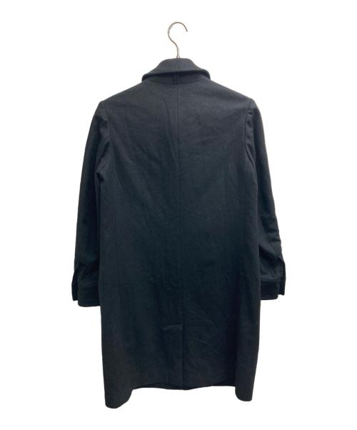 yohji yamamoto+noir（ヨウジヤマモトプリュスノアール）yohji yamamoto+Noir (ヨウジヤマモトプリュスノアール) ウールコート ブラック サイズ:1の古着・服飾アイテム