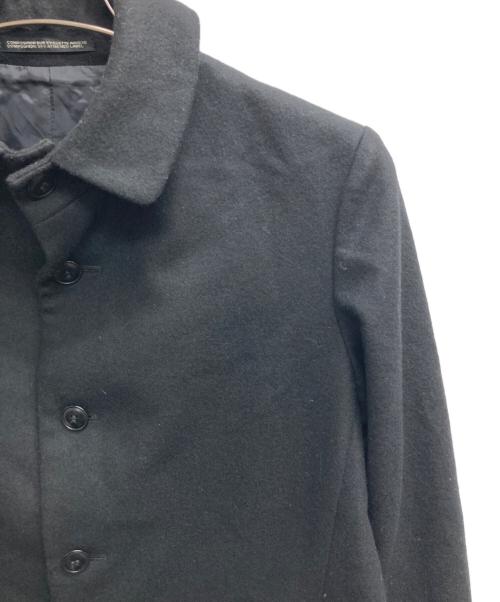 yohji yamamoto+noir（ヨウジヤマモトプリュスノアール）yohji yamamoto+Noir (ヨウジヤマモトプリュスノアール) ウールコート ブラック サイズ:1の古着・服飾アイテム