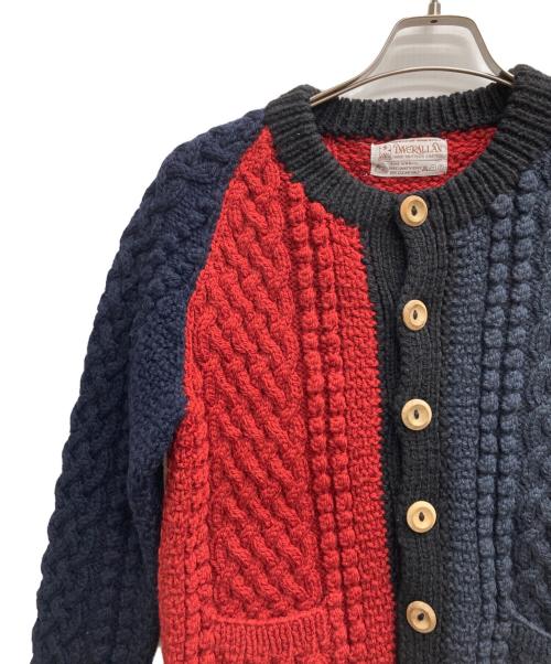 INVERALLAN（インバーアラン）INVERALLAN (インバーアラン) ハンドニットカーディガン マルチカラー サイズ:記載なしの古着・服飾アイテム