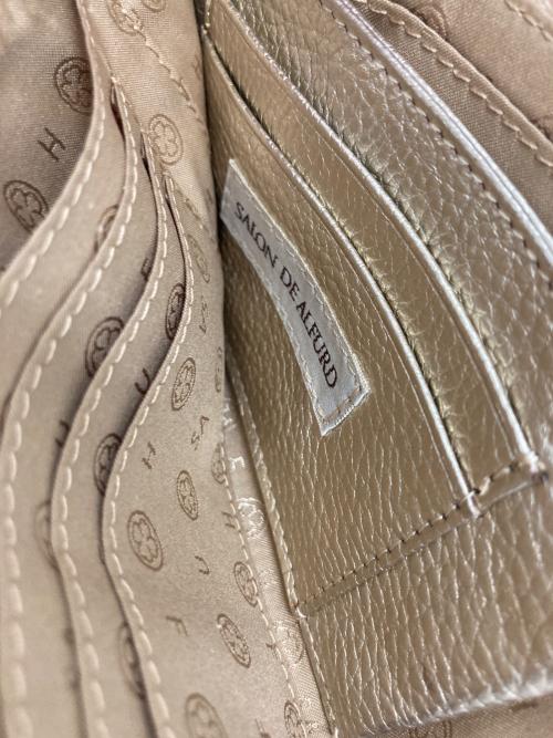 SALON DE ALFURD（サロン・ド・アルファード）SALON DE ALFURD (サロン・ド・アルファード) コンパクトウォレット ゴールドの古着・服飾アイテム