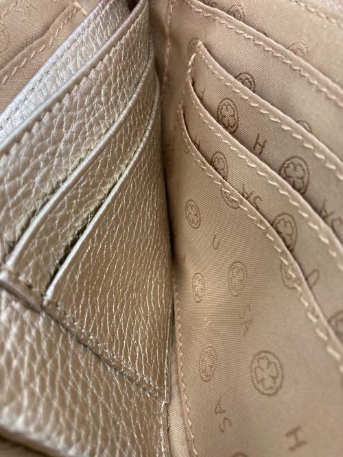 SALON DE ALFURD（サロン・ド・アルファード）SALON DE ALFURD (サロン・ド・アルファード) コンパクトウォレット ゴールドの古着・服飾アイテム