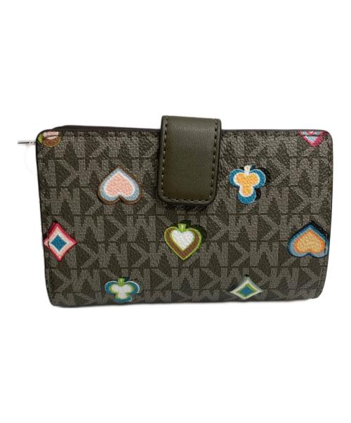 MICHAEL KORS（マイケル・コース）MICHAEL KORS (マイケル・コース) コンパクトウォレット グレー 未使用品の古着・服飾アイテム