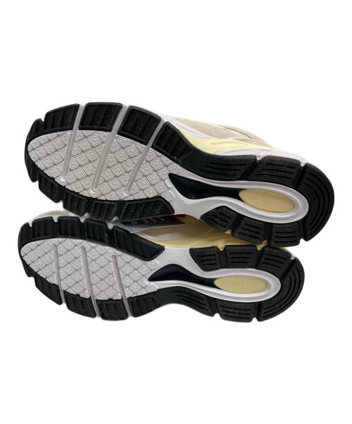 stussy（ステューシー）stussy (ステューシー) NEW BALANCE (ニューバランス) ローカットスニーカー/990V4 アイボリー サイズ:27.0ｃｍ 未使用品の古着・服飾アイテム