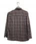 AURALEE (オーラリー) SUPER LIGHT WOOL CHECK SHIRT（スーパー　ライト　ウール　チェック　シャツ） ブラウン サイズ:３：28000円