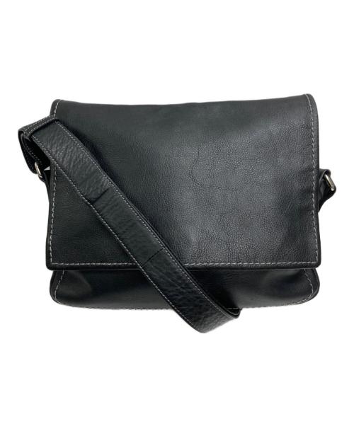 土屋鞄（ツチヤカバン）土屋鞄 (ツチヤカバン) PLOTA メッセンジャーバッグ ブラックの古着・服飾アイテム