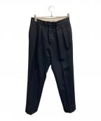 NEATニート）の古着「2タックウールパンツ」｜ネイビー