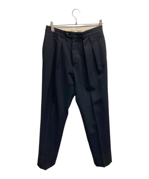 NEAT（ニート）NEAT (ニート) 2タックウールパンツ ネイビー サイズ:44の古着・服飾アイテム