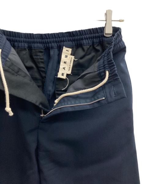 MARNI（マルニ）MARNI (マルニ) 21AW COOL WOOL TROUSER（クール　ウール　トラウザー） ネイビー サイズ:４４の古着・服飾アイテム