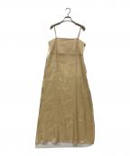 COLUMNコラム）の古着「レイヤードライク ワンピース」｜イエロー