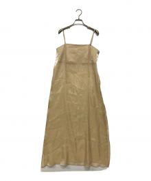 COLUMN（コラム）の古着「レイヤードライク ワンピース」｜イエロー