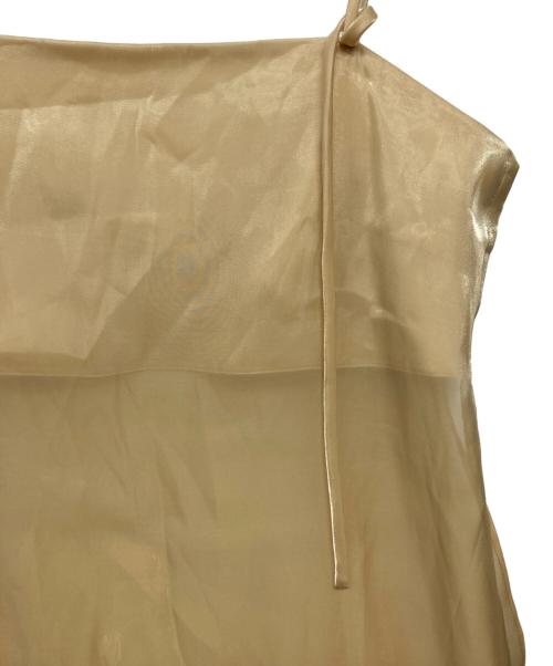 COLUMN（コラム）COLUMN (コラム) レイヤードライク ワンピース イエロー サイズ:Freeの古着・服飾アイテム