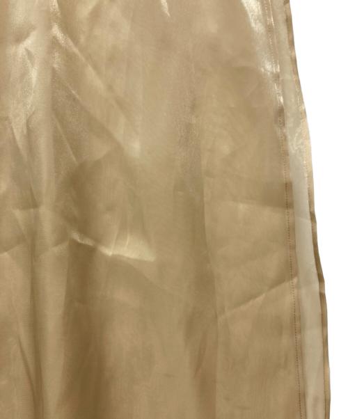 COLUMN（コラム）COLUMN (コラム) レイヤードライク ワンピース イエロー サイズ:Freeの古着・服飾アイテム