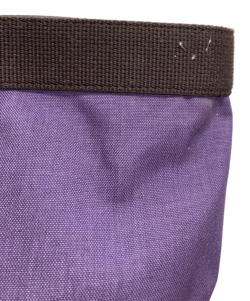 Herve Chapelier（エルベシャプリエ）Herve Chapelier (エルベシャプリエ) 舟形トートバッグM パープル×ブラウンの古着・服飾アイテム