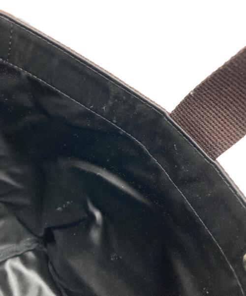 Herve Chapelier（エルベシャプリエ）Herve Chapelier (エルベシャプリエ) 舟形トートバッグM パープル×ブラウンの古着・服飾アイテム