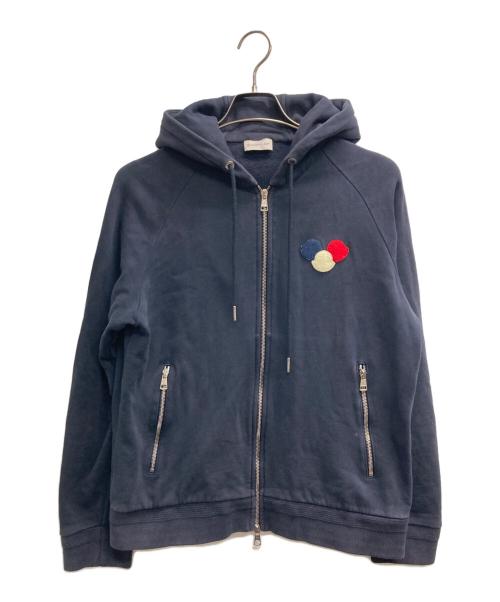MONCLER（モンクレール）MONCLER (モンクレール) MAGILIA CARDIGAN パーカー ネイビー サイズ:Lの古着・服飾アイテム