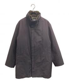 ck Calvin Klein（シーケーカルバンクライン）の古着「襟ボアライナー付コート」｜ブラウン