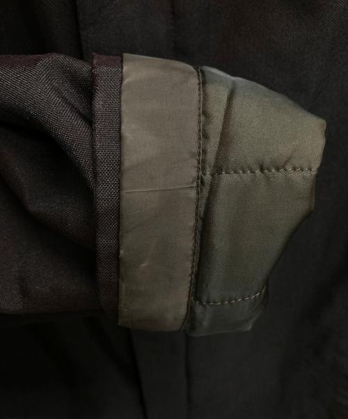 ck Calvin Klein（シーケーカルバンクライン）ck Calvin Klein (シーケーカルバンクライン) 襟ボアライナー付コート ブラウン サイズ:Lの古着・服飾アイテム