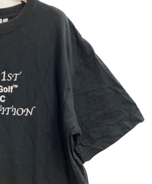 cPH/gOLF（キャプテンズヘルム ゴルフ）cph/golf (キャプテンズヘルム ゴルフ) プリントTシャツ ブラック サイズ:Lの古着・服飾アイテム
