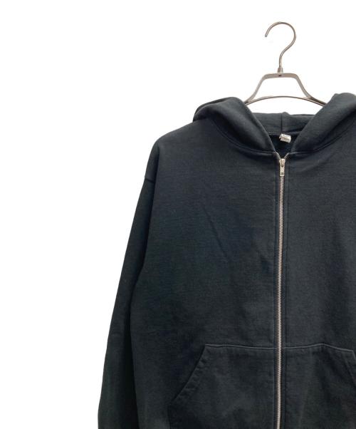 LOS ANGELES APPAREL（ロサンゼルスアパレル）LOS ANGELES APPAREL (ロサンゼルスアパレル) 14ozジップパーカー ブラック サイズ:Lの古着・服飾アイテム