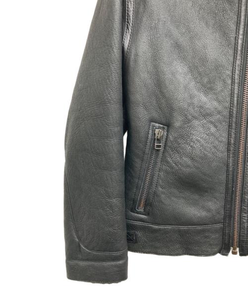 Wind Armor（ウィンドアーマー）Wind Armor (ウィンドアーマー) ボアレザージャケット ブラック サイズ:Mの古着・服飾アイテム