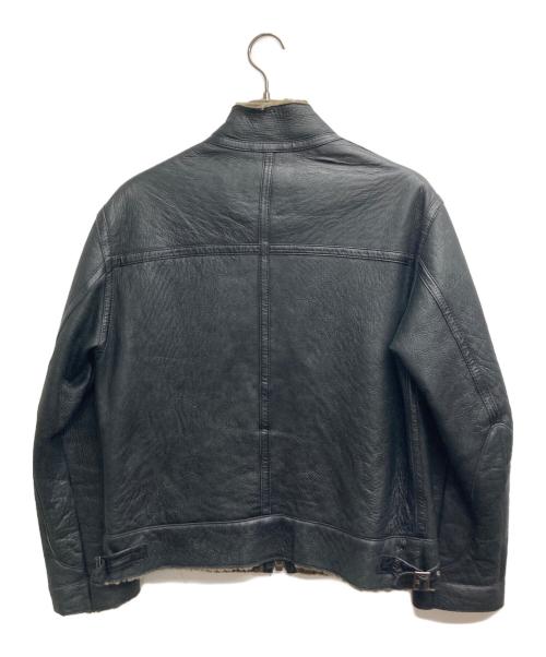 Wind Armor（ウィンドアーマー）Wind Armor (ウィンドアーマー) ボアレザージャケット ブラック サイズ:Mの古着・服飾アイテム