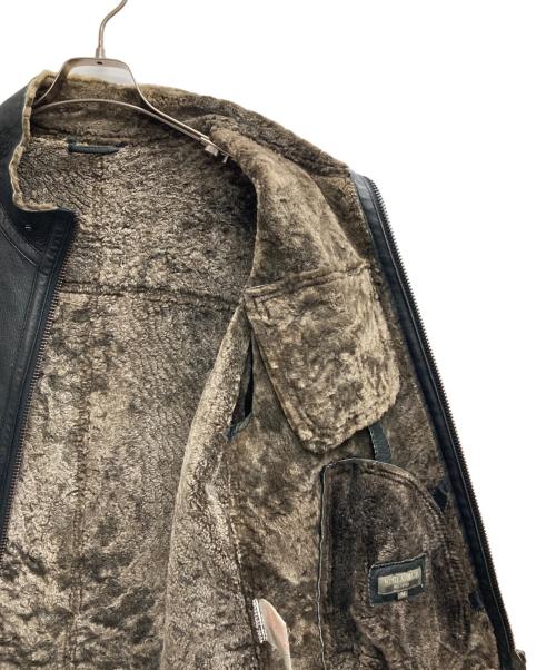 Wind Armor（ウィンドアーマー）Wind Armor (ウィンドアーマー) ボアレザージャケット ブラック サイズ:Mの古着・服飾アイテム