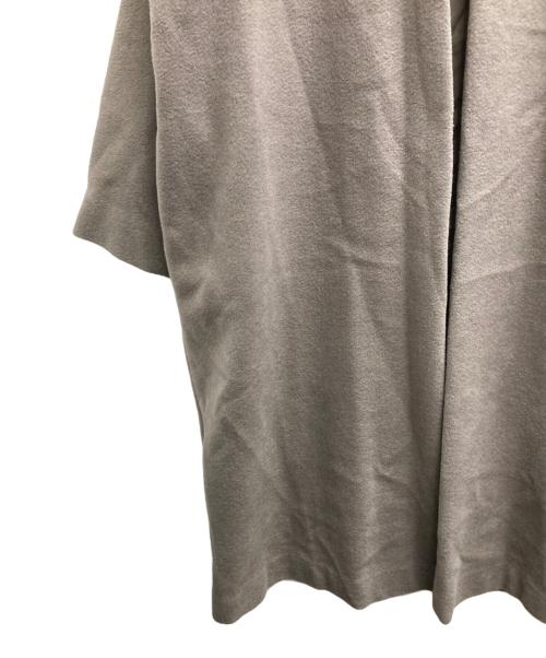 evam eva（エヴァムエヴァ）evam eva (エヴァムエヴァ) アンゴラウールローブコート グレー サイズ:1の古着・服飾アイテム
