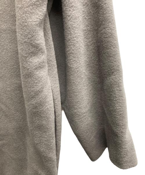 evam eva（エヴァムエヴァ）evam eva (エヴァムエヴァ) アンゴラウールローブコート グレー サイズ:1の古着・服飾アイテム